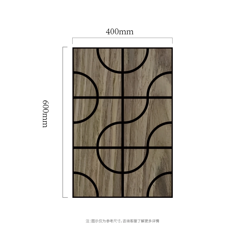 Arc Grid Fa MDF-on-PET akusztikus falpanel Arc Grid Fa MDF-on-PET akusztikus falpanel