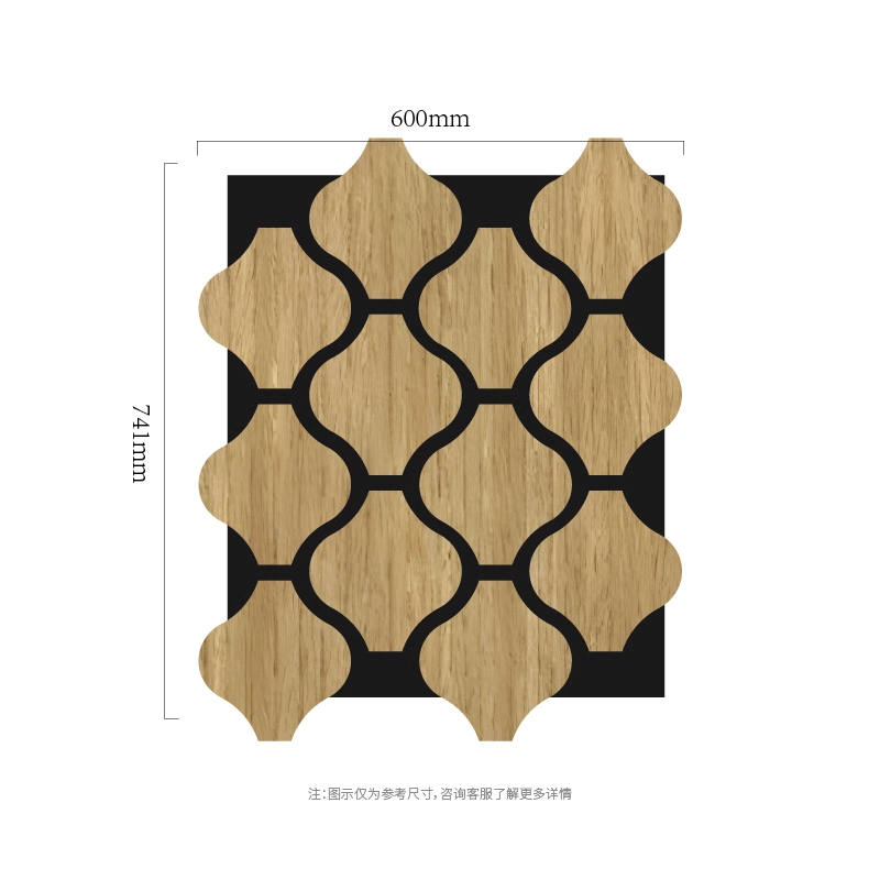 Clover Chain Moduláris MDF-on-PET akusztikus falpanel Clover Chain Moduláris MDF-on-PET akusztikus falpanel